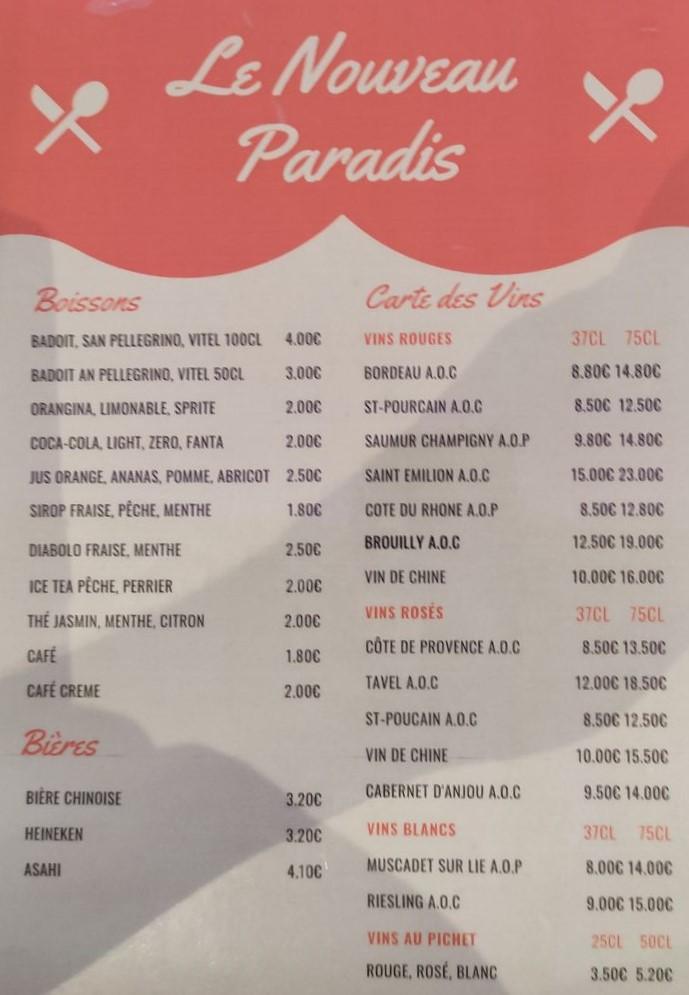 Le nouveau paradis - Menu Image 2